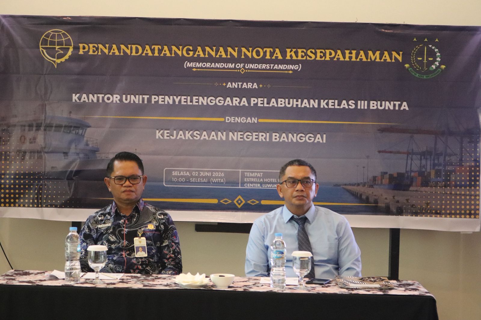 PENANDATANGANAN NOTA KESEPAHAMAN (MOU) ANTARA KANTOR UPP KELAS III BUNTA DENGAN KEJAKSAAN NEGERI BANGGAI
